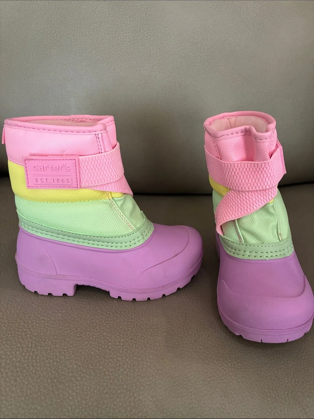 Carter's Pink, Lavender & Mint Kids Winter Boots